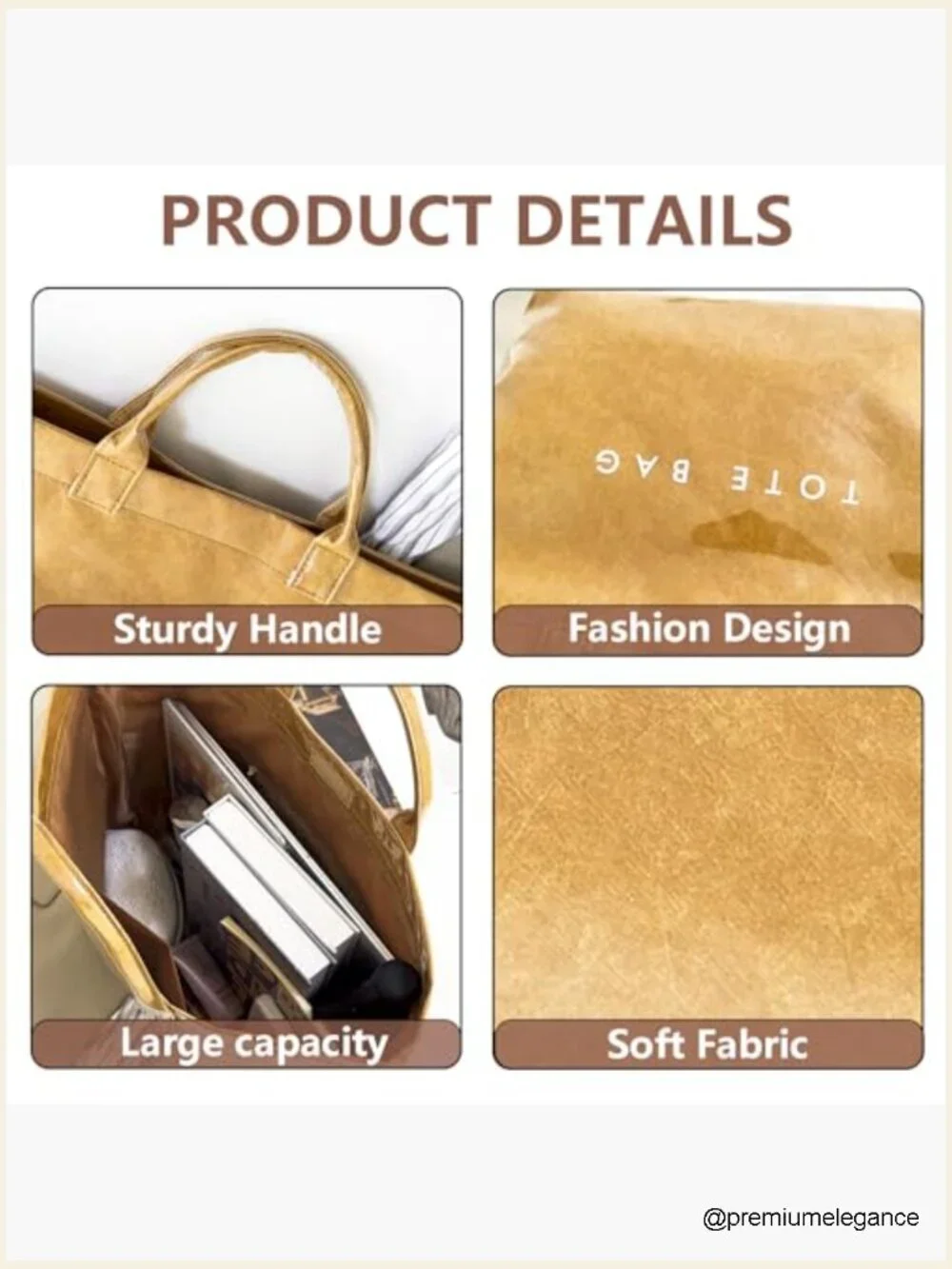 Large PVC Tote Bag With Letters Print, Clear Shopping Hobo Bag